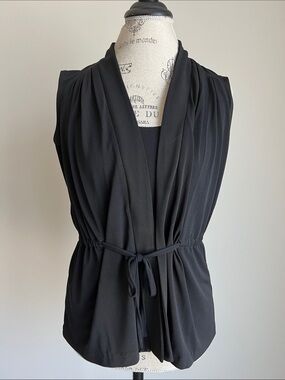 Anne Klein | Black Sleeveless Blouse Top Size Small